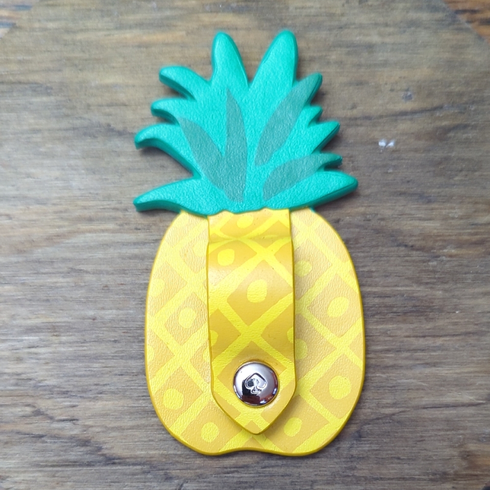 NWOT (#48) Kate Spade Pineapple Cord Keeper Sticker